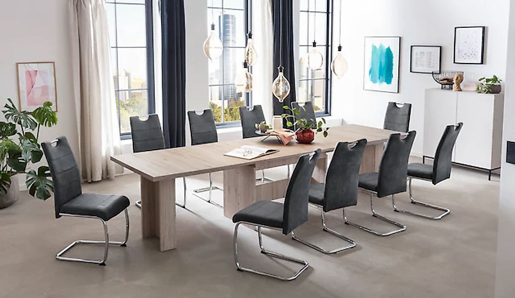 HELA Essgruppe »Lia, 11tlg. Sitzgruppe, Extra viel Platz« Set, 11tlg.-Set, günstig online kaufen