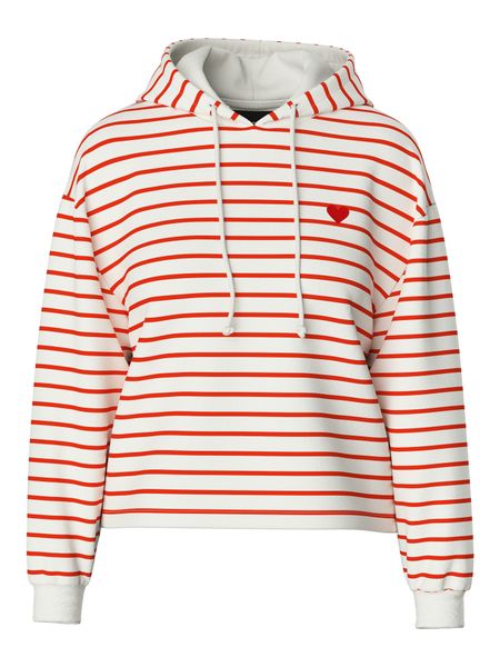 pieces Kapuzensweatshirt PCCHILLI LS HOODIE STRIPES günstig online kaufen