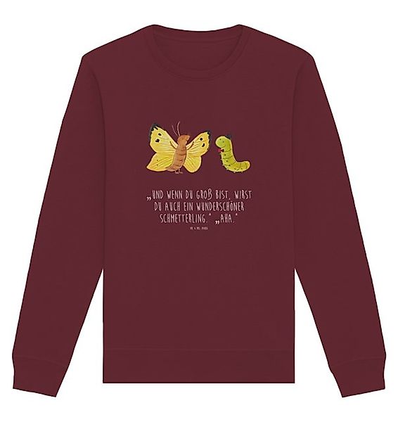 Mr. & Mrs. Panda Longpullover Raupe Schmetterling Größe L - Burgundy - Gesc günstig online kaufen