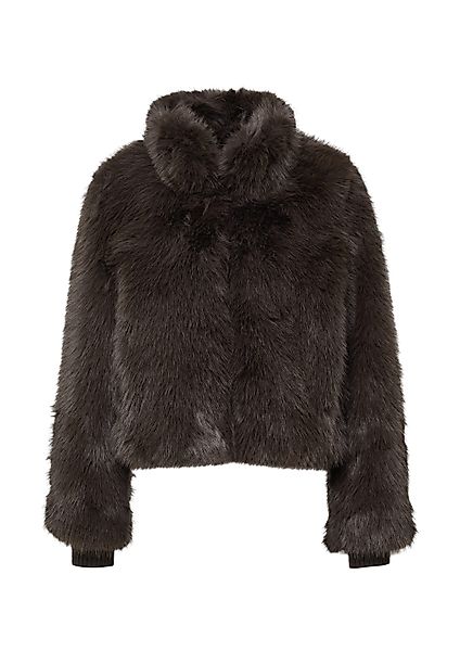 comma Funktionsjacke Outdoor-Jacke Kurze Kunstfelljacke mit günstig online kaufen