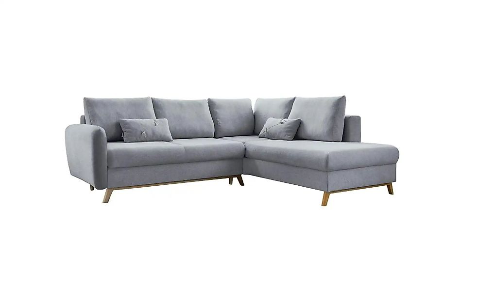Miuform Ecksofa mit Schlaffuntkion Scandic Lagom ¦ grau ¦ Maße (cm): B: 242 günstig online kaufen