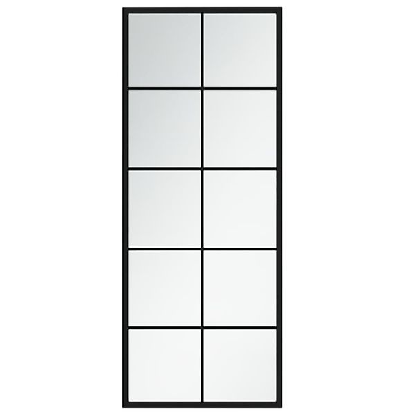 furnicato Wandspiegel Schwarz 100x40 cm Metall günstig online kaufen