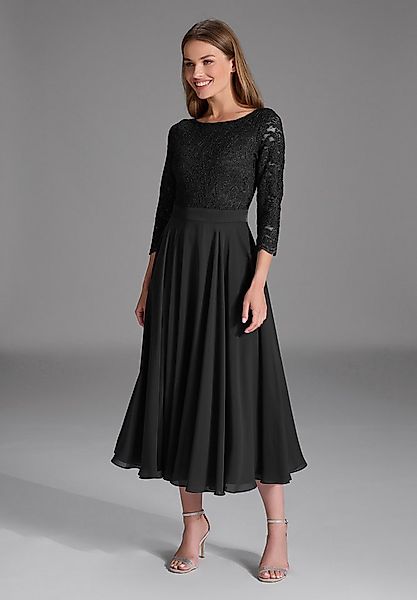 SWING Abendkleid Taillierter Schnitt mit ausgestelltem Rockteil günstig online kaufen