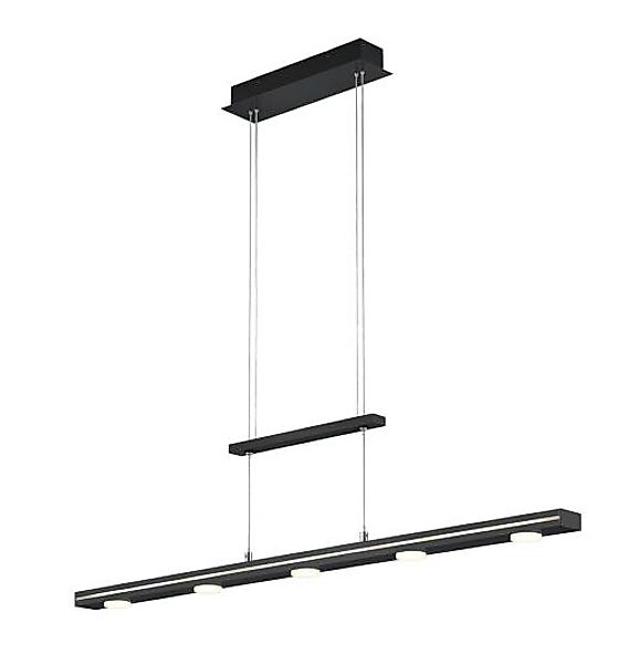 LED-Pendelleuchte 7 x 4W Matt 1 Stück Metall Schwarz günstig online kaufen