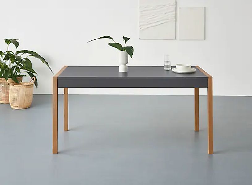 andas Esstisch »Prenzlau« mit Arbeitsplatz und Stauraummöglichkeit, FSC®-ze günstig online kaufen