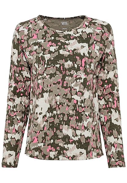 camel active Langarmshirt Langarmshirt aus Organic Cotton günstig online kaufen