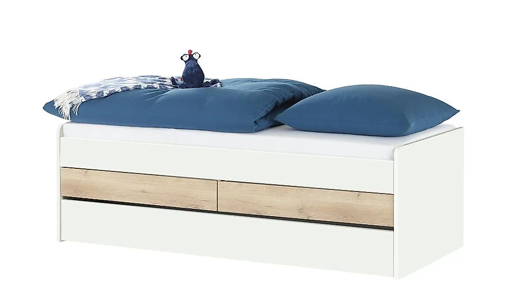 Duobett mit Stauraum  Grow Up ¦ weiß ¦ Maße (cm): B: 97 H: 66 Betten > Bett günstig online kaufen