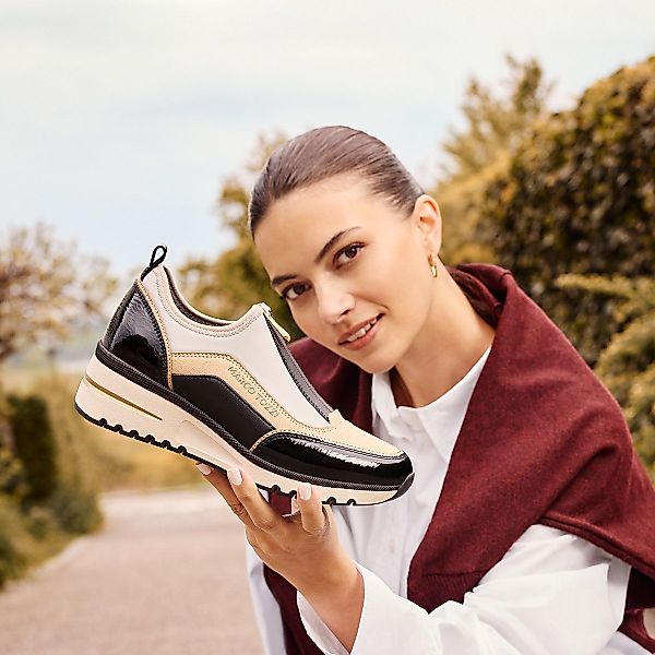 MARCO TOZZI Slip-On Sneaker, Keilabsatz, Halbschuh, günstig online kaufen