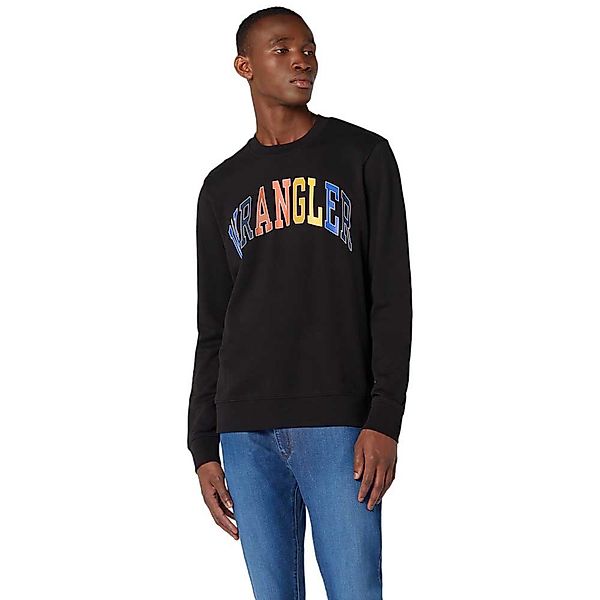 Wrangler Logo Pullover S Black günstig online kaufen