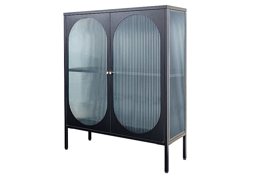 riess-ambiente Vitrine PARIS 110cm schwarz / gold (Einzelartikel, 1-St) günstig online kaufen