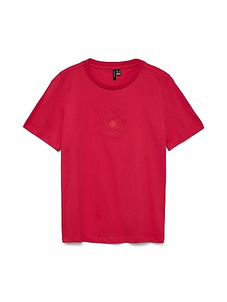 Vero Moda Kurzarmshirt "VMULLA PAULINA SS TOP BOX JRS" mit Print günstig online kaufen