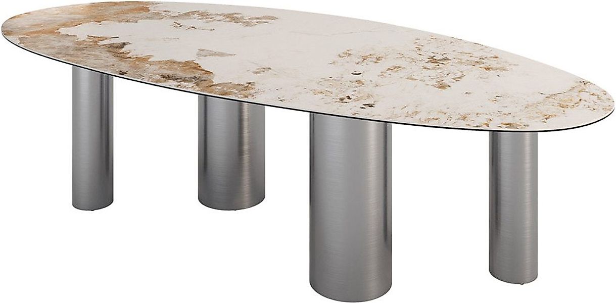 DELIFE Esstisch Edge, Oval Keramik Minas günstig online kaufen