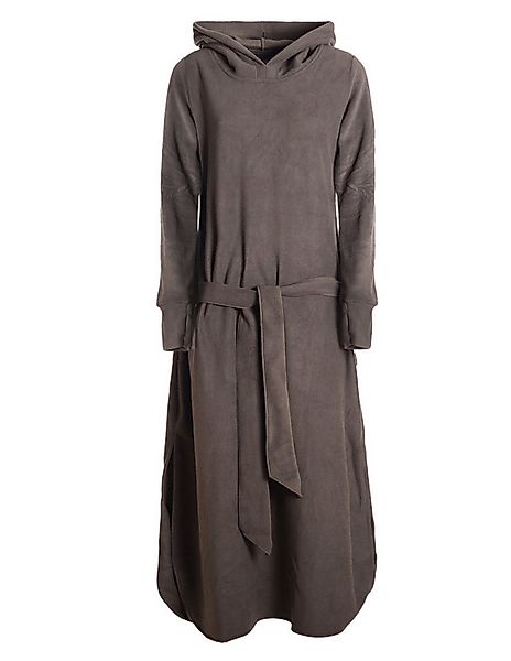 Vishes Ballonkleid Warmes langes Winterkleid aus Fleece mit Daumenlöchern T günstig online kaufen