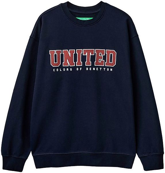 United Colors of Benetton Sweatshirt mit großem kontrastfarbenen Print günstig online kaufen