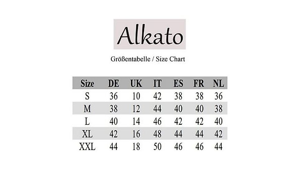 Alkato Yogashorts Alkato Damen Shorts mit Hohem Bund Hotpants Radlerhose Lo günstig online kaufen