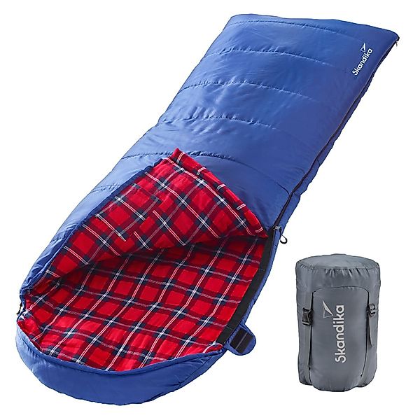 Skandika Deckenschlafsack Dundee Flanell, Reißverschluss rechts, günstig online kaufen