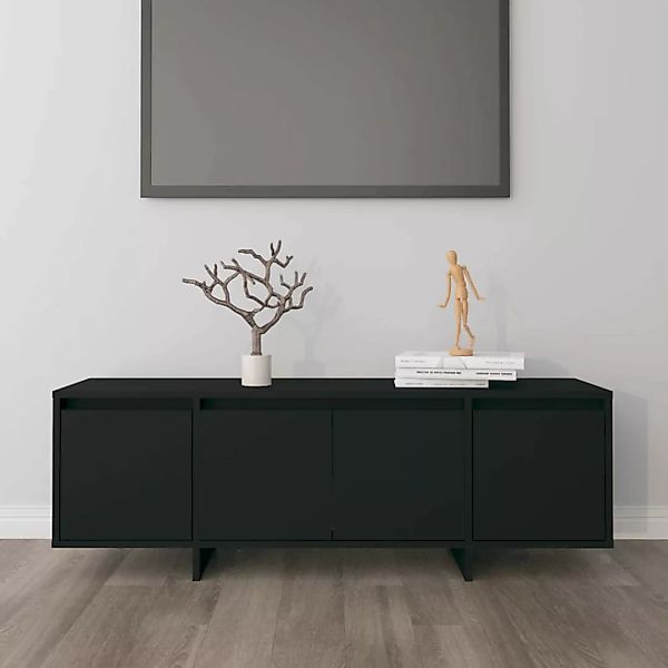 Tv-schrank Schwarz 120x30x40,5 Cm Spanplatte günstig online kaufen