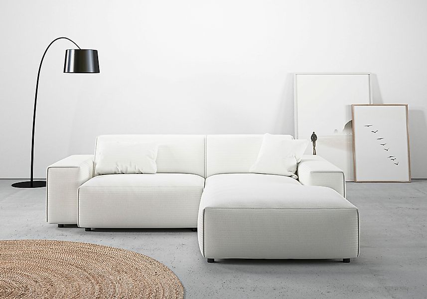 Home affaire Ecksofa "Glimminge L-Form auch in Breitcord, Feincord + Easy c günstig online kaufen