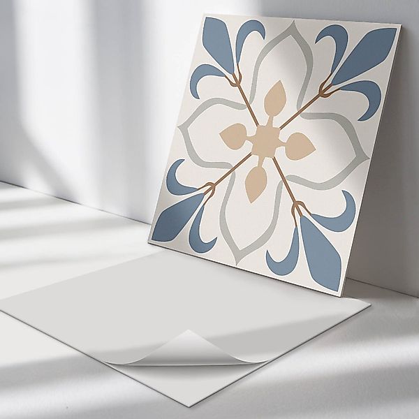 Tulup Spritzschutz Wandverkleidung Blumenmuster mit Blättern günstig online kaufen