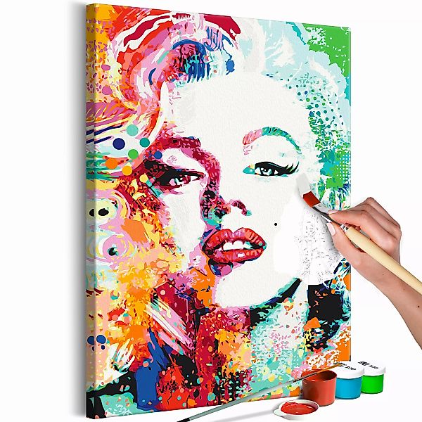 Malen Nach Zahlen - Charming Marilyn günstig online kaufen