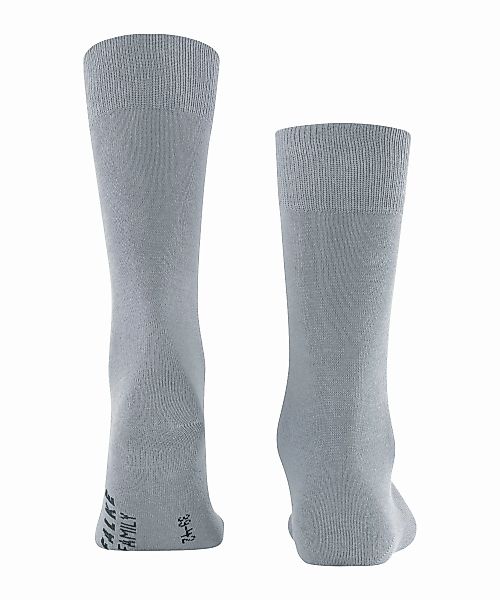 FALKE Family Herren Socken, 39-42, Grau, Uni, Baumwolle, 14657-321402 günstig online kaufen