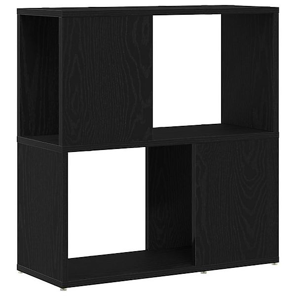 vidaXL TV-Schrank Bücherregal Schwarz Eiche 60x24x63 cm Holzwerkstoff (1-St günstig online kaufen