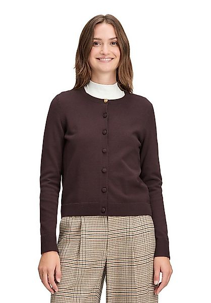 Cartoon Strickjacke Damen mit Rundhalsausschnitt (1-tlg) günstig online kaufen