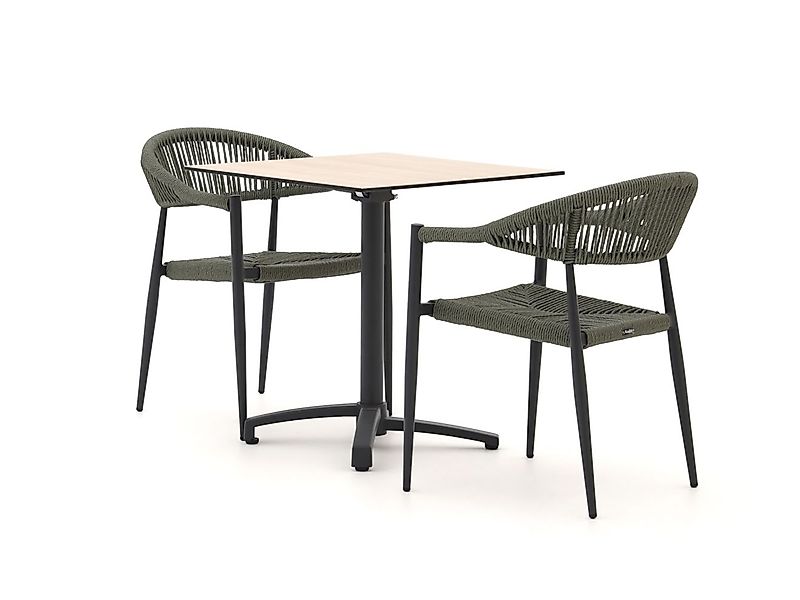 Manifesto Belpasso/Canzo 80 cm Gartenmöbel-Set 3-teilig klappbar stapelbar günstig online kaufen