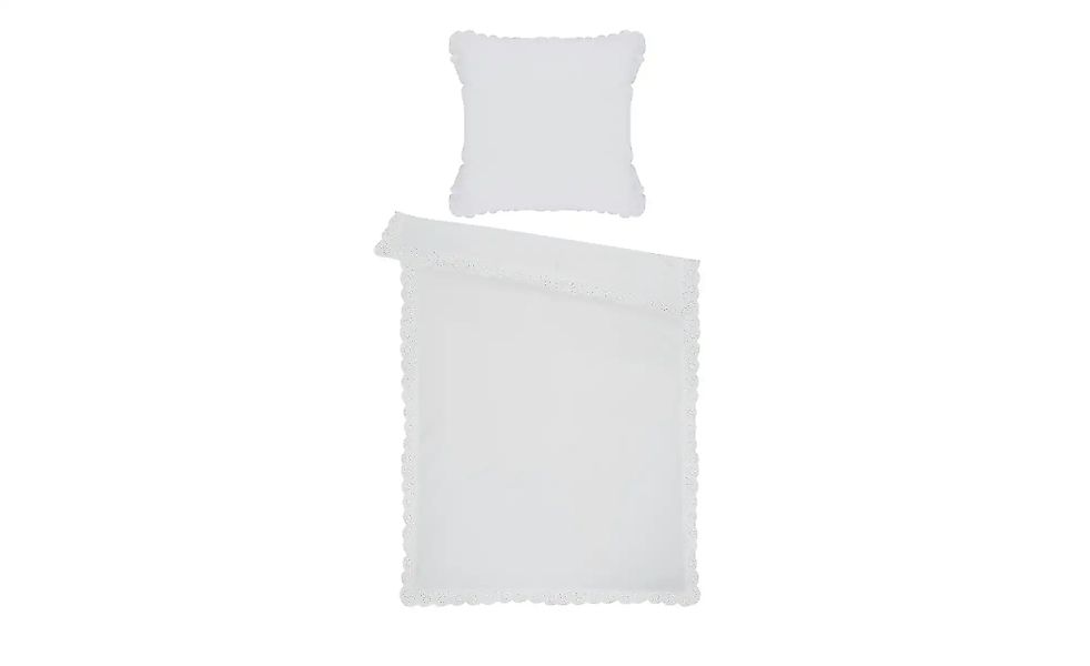 como Rüschen-Bettwäsche  Lace ¦ weiß ¦ Maße (cm): B: 135 Bettwaren > Bettwä günstig online kaufen