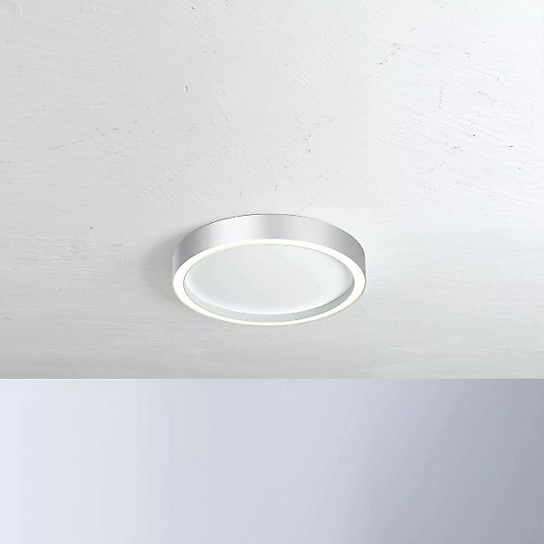 Bopp Aura LED-Deckenleuchte Ø 55cm weiß/aluminium günstig online kaufen