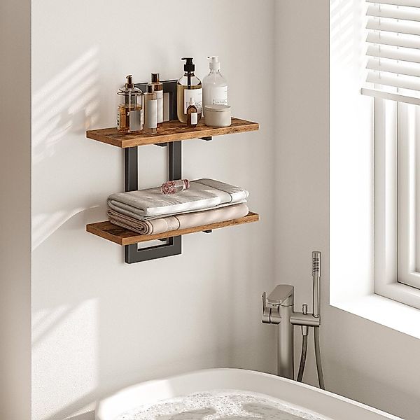 BlingBin Wandregal 2-stufige Schweberegal, Holz Wandboard, günstig online kaufen