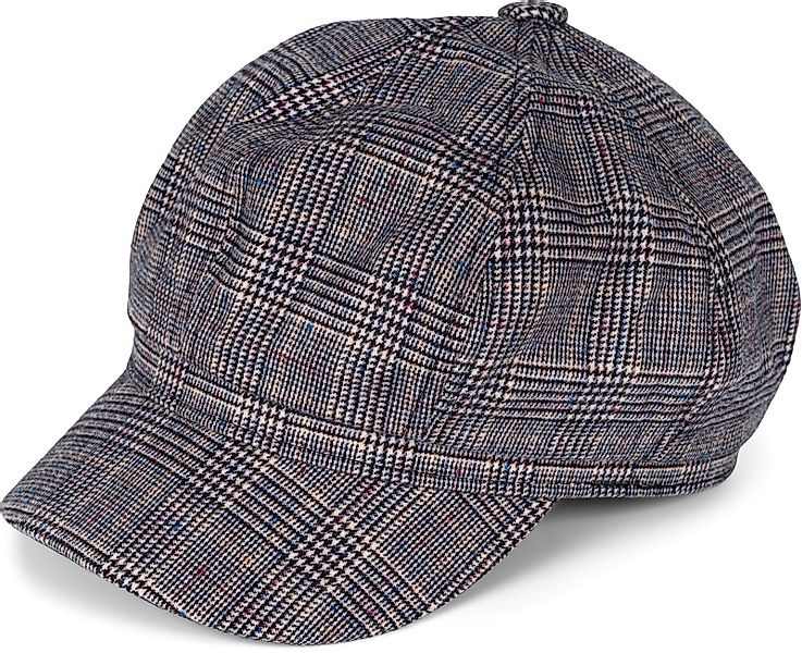 styleBREAKER Ballonmütze Bakerboy Schiebermütze Glencheck Karo günstig online kaufen
