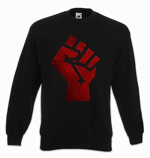 Urban Backwoods Sweatshirt Raised Fist Sweatshirt Red Clenched Faust Salute günstig online kaufen