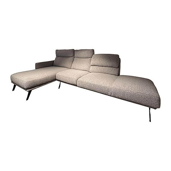 Musterring Ecksofa Ecksofa MR 6530 Bezug Stoff Ascot 904 Platin Grau Füße S günstig online kaufen
