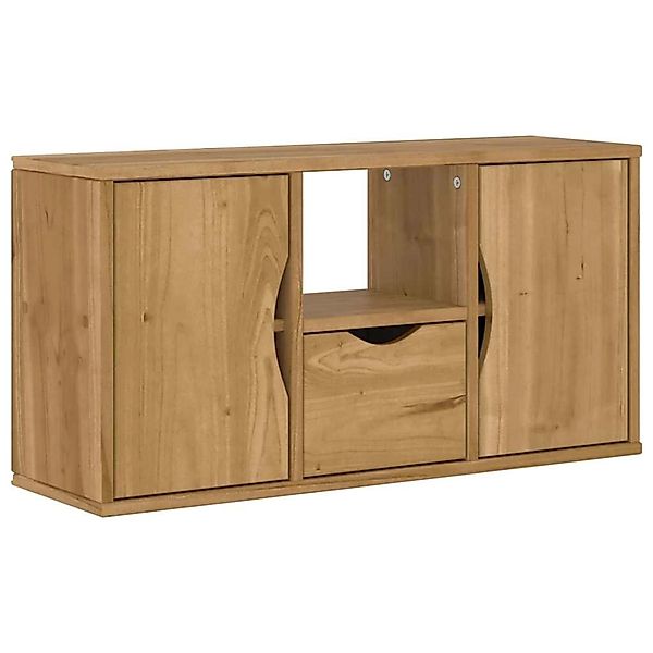 vidaXL TV-Schrank mit Schublade ODDA 79x24x40 cm Massivholz Kiefer 4103605 günstig online kaufen