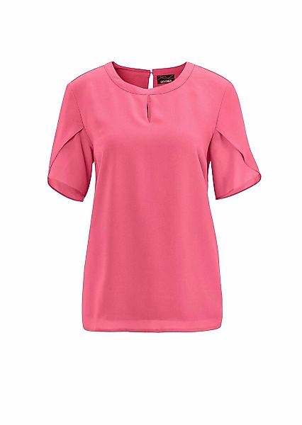 GOLDNER Kurzarmbluse "Bluse mit aufregender Ärmellösung" Ohne günstig online kaufen