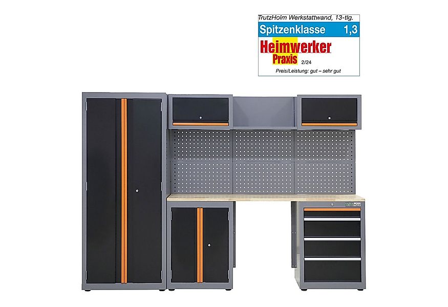 TRUTZHOLM Werkstatt-Set Werkstattwand 13-tlg. Werkstattschranksystem modula günstig online kaufen