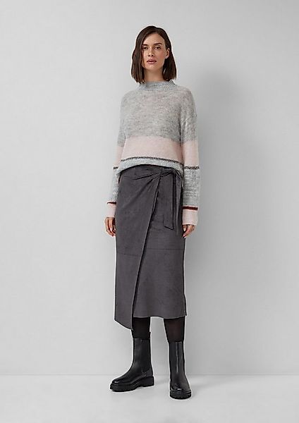 s.Oliver Midirock Rock Midirock in Wickel- und Veloursleder-Optik günstig online kaufen