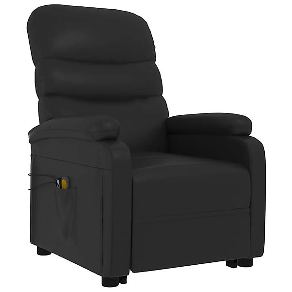vidaXL Massagesessel mit Aufstehhilfe Schwarz Kunstleder 321283 günstig online kaufen