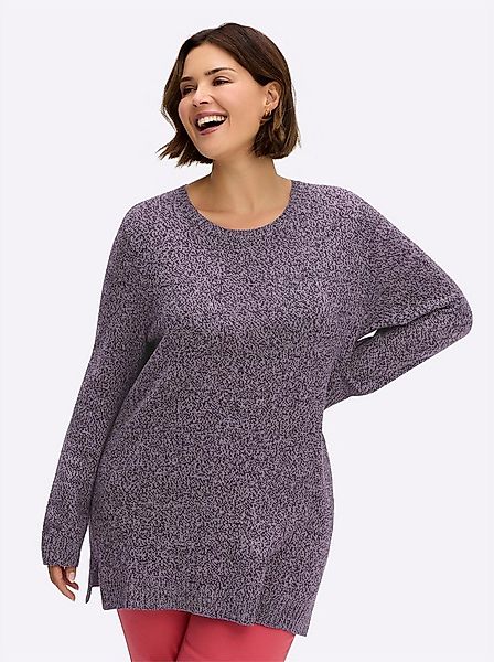 Sieh an! Strickpullover Long-Pullover Langarm Jersey günstig online kaufen