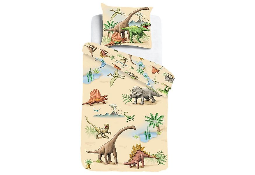 ESPiCO Kinderbettwäsche Dinoland, Renforcé, 2 teilig, Digitaldruck, Dinowel günstig online kaufen