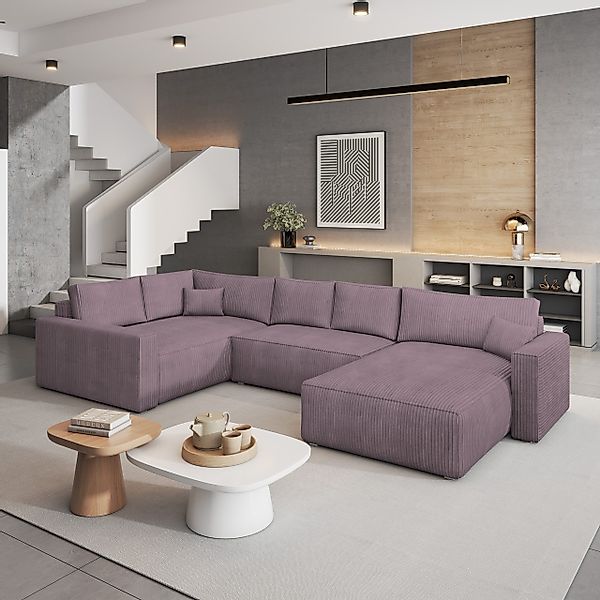 Masseno Ecksofa VELAMI mit Schlaffunktion U-Form, günstig online kaufen