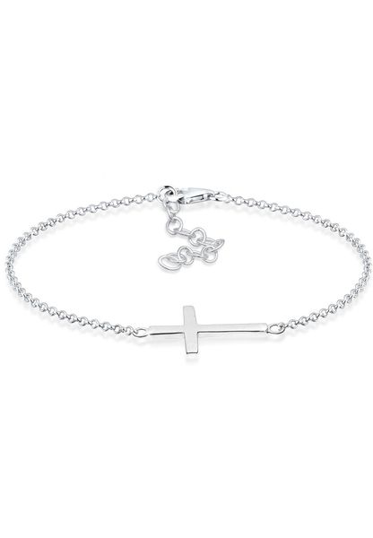Elli Armband Kreuz Horizontal Schlicht 925 günstig online kaufen