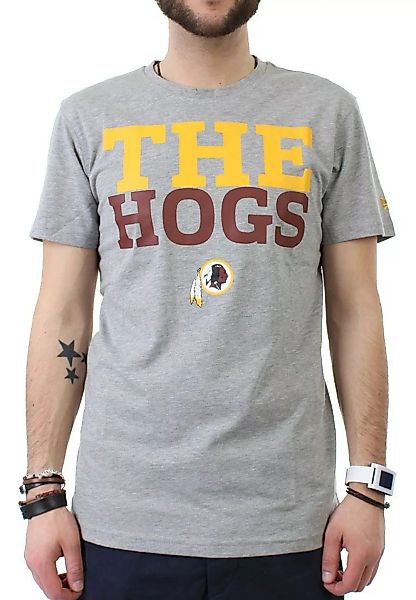 New Era Team Slogan T-Shirt Men WASHINGTON REDSKINS Heather Grey günstig online kaufen