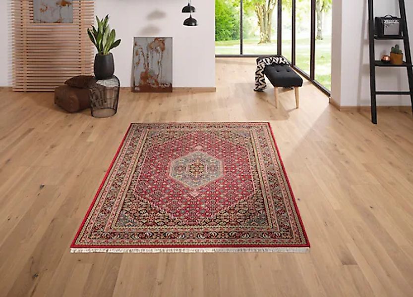 OTTO home Wollteppich »Fares« rechteckig 12 mm Höhe handgeknüpft, reine Wol günstig online kaufen