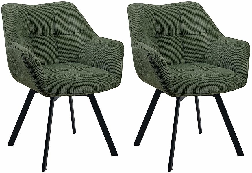 CLP Esszimmerstuhl Jordi (2er Set, 2 günstig online kaufen