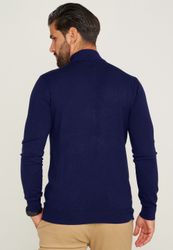 behype Rollkragenpullover BHFLORO Feinstrick Stehkragen-Pullover günstig online kaufen