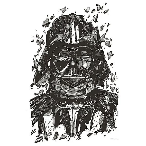Komar Wandbild »Star Wars Darth Vader Drawing«, (1 St.), Kinderzimmer, Schl günstig online kaufen