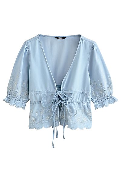 Next Jeanshemd Leichtes Jeansoberteil zum Binden günstig online kaufen