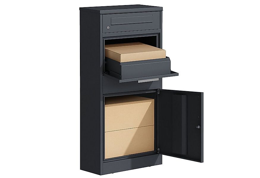 Floordirekt Paketbox mit Briefkasten Francois, Wasserdichter Paketbriefkast günstig online kaufen